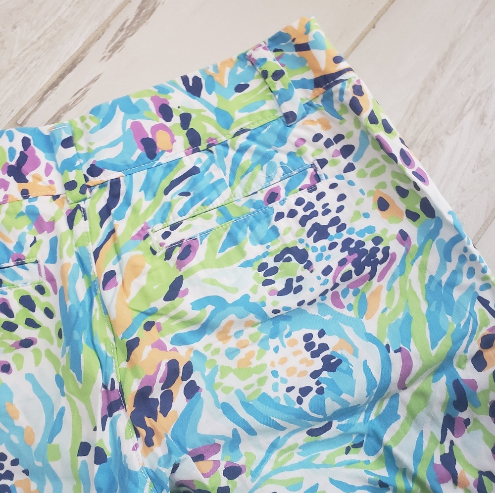 Lilly Pulitzer Sea Soirée Chipper shorts Size 2  Sea blue - Picture 8 of 13